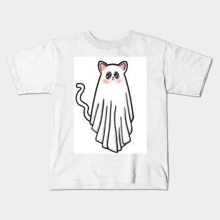 Ghost Cat Kids T-Shirt